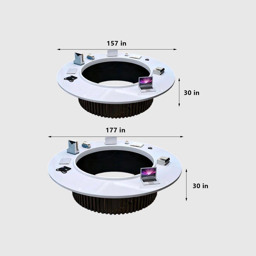 Modern Round Conference Table — Creative Centerpieces for Collaborative Meetings - image 9