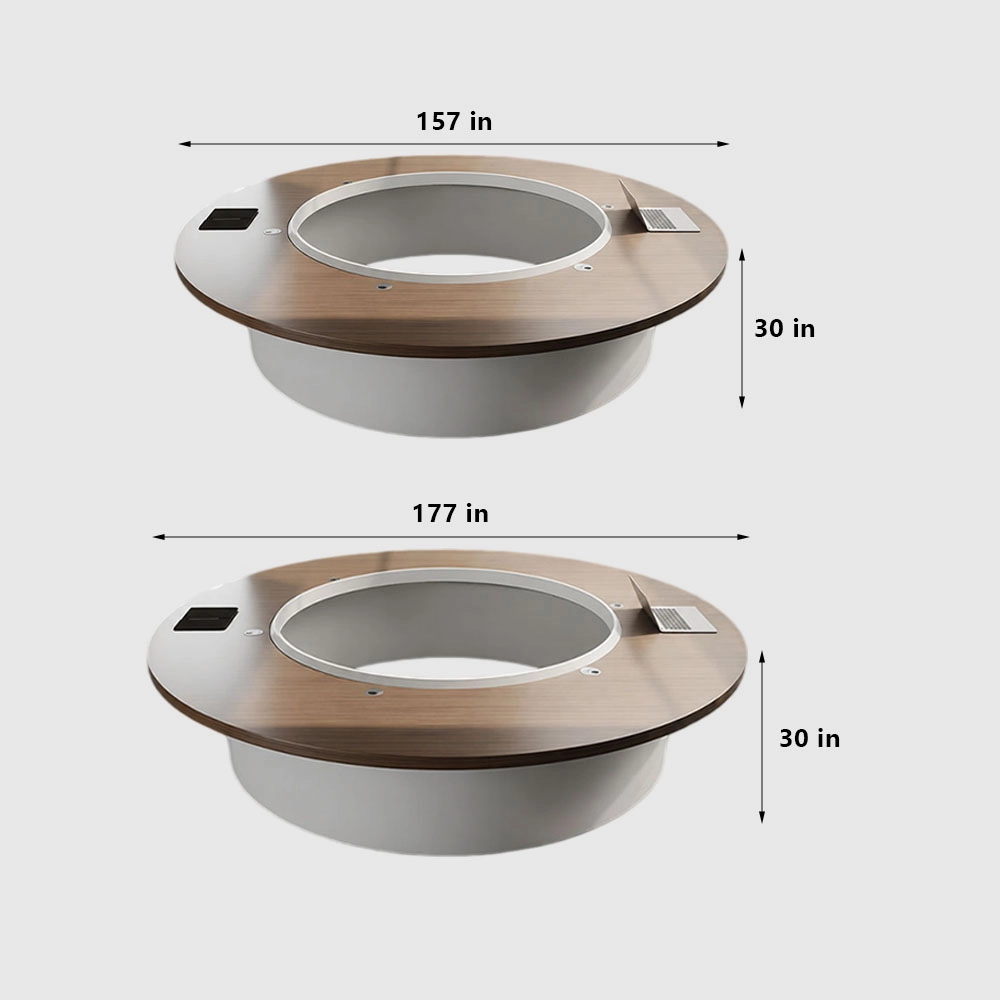 Elegant Round Meeting Table – Minimalist Style for Modern Offices - image 9