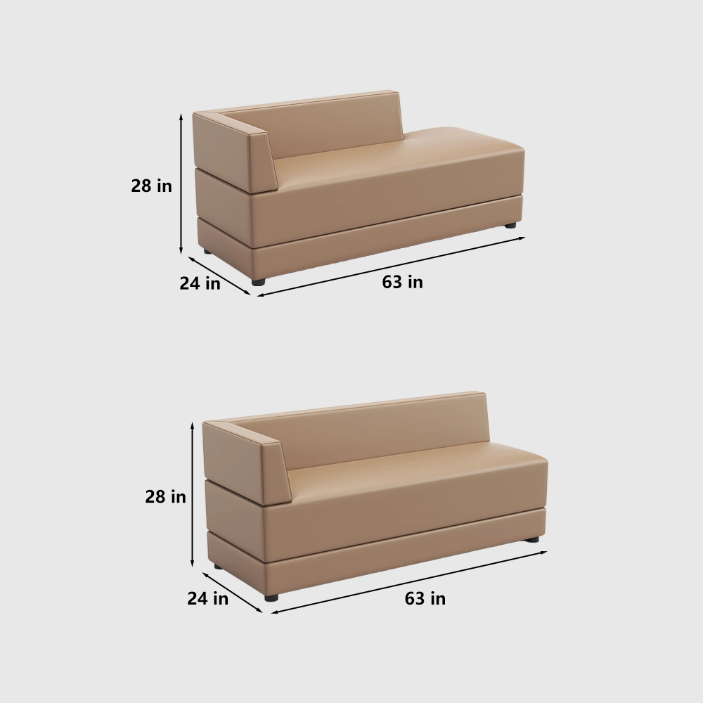 Leisure Reception Sofa Small — Modular Sofa Set for Lounge Area - image 9