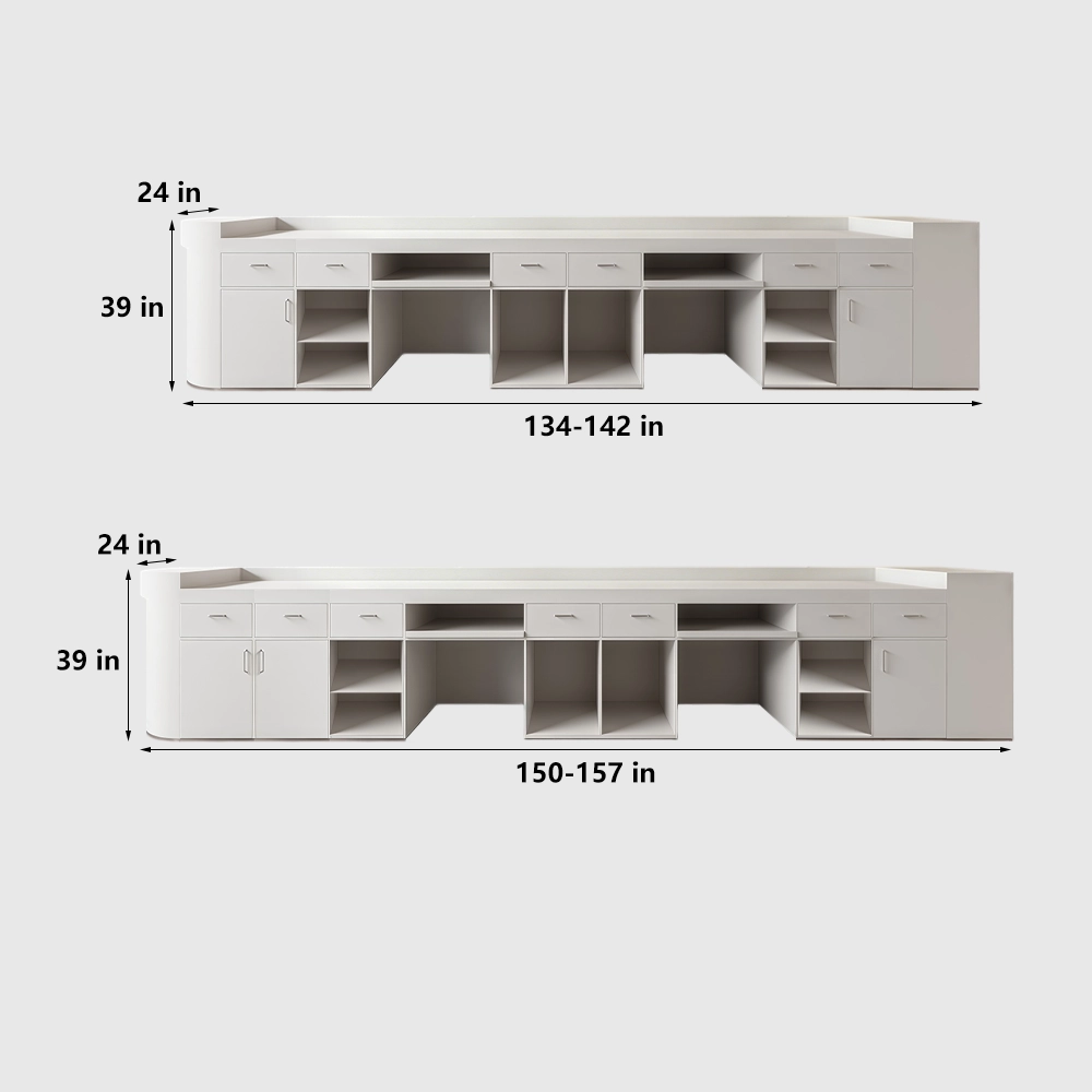 Versatile Front Desk Counter for Beauty Salon - image 9