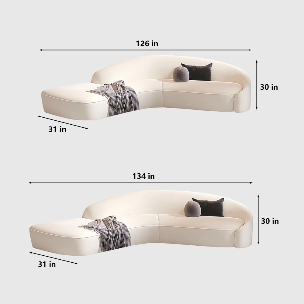 Modern Curved Sofa for Lobby Areas - image 9