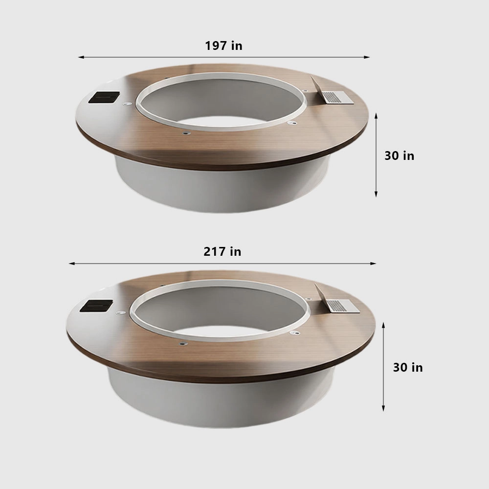Elegant Round Meeting Table – Minimalist Style for Modern Offices - image 10