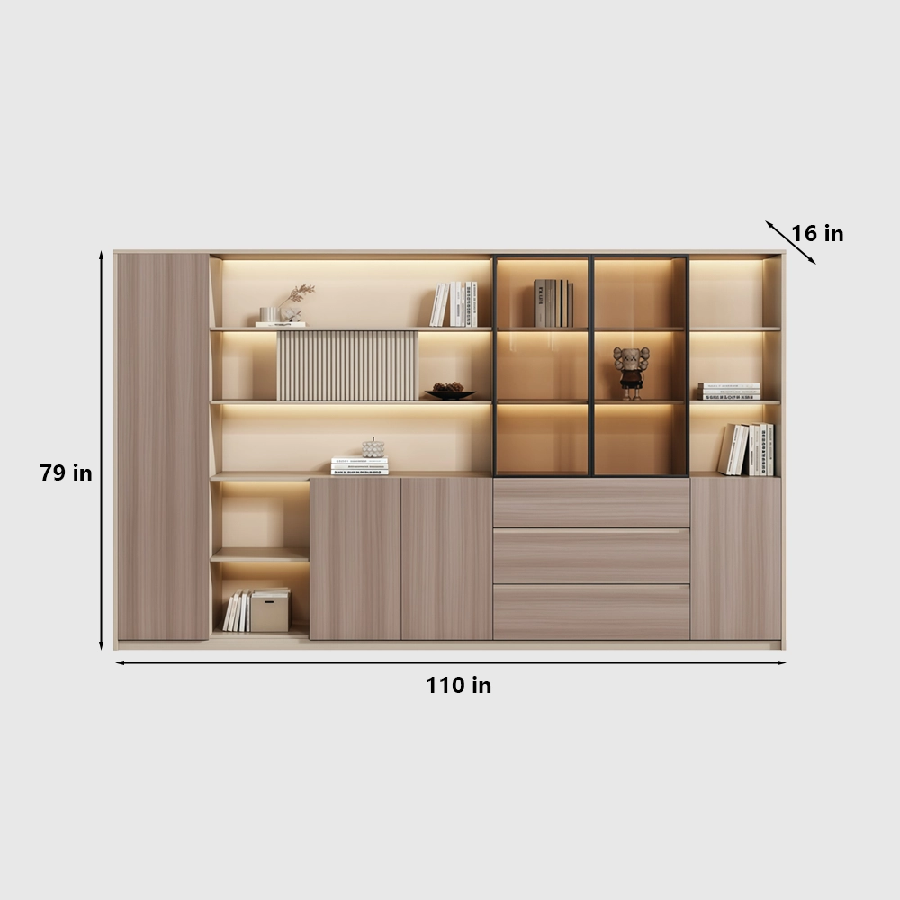 Electric Height Adjustable Standing Desk with Storage Cabinet – Modern Office Desk - image 10