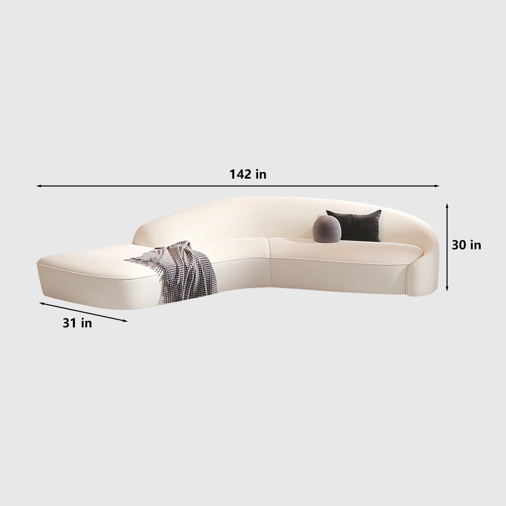 Modern Curved Sofa for Lobby Areas - image 10