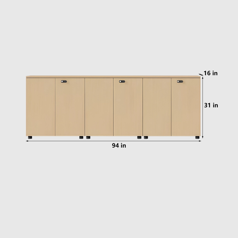 Wooden Filing Cabinet for Workspace Storage - image 9