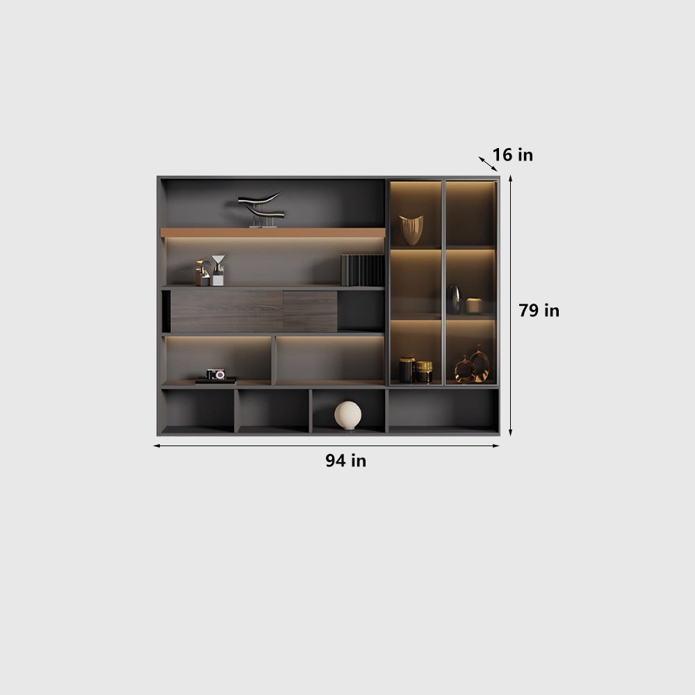 Lockable Wooden Office Storage Cabinet - image 10