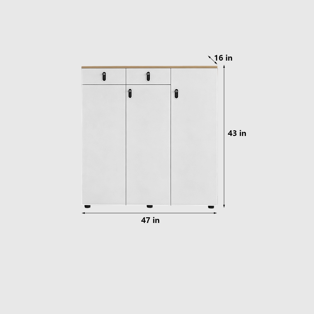 Wooden Password Lock Low Cabinet - image 10