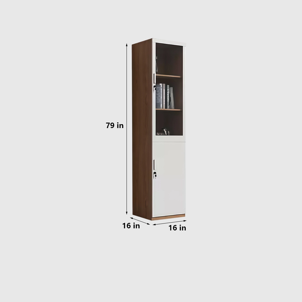 Office File Cabinet Wooden Low - High - image 10