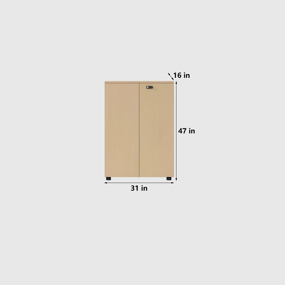 Wooden Filing Cabinet for Workspace Storage - image 10