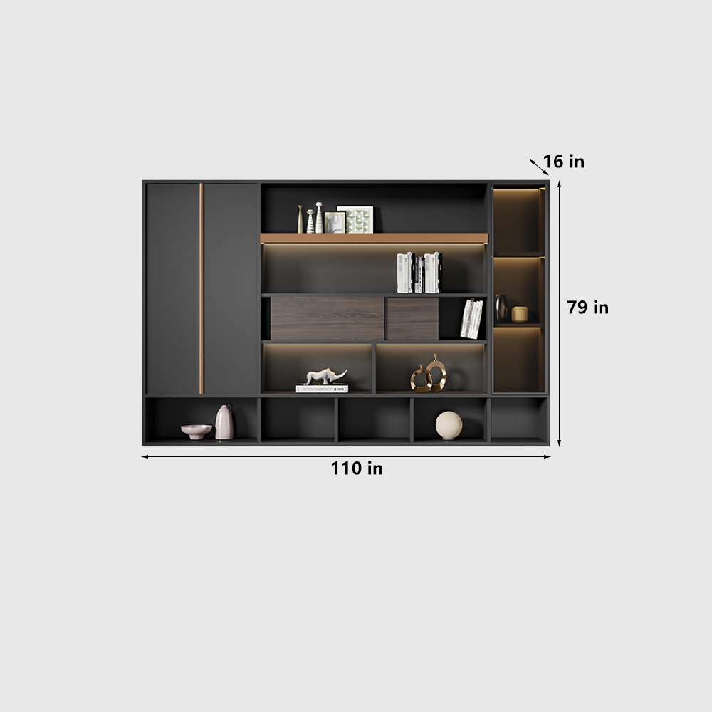 Lockable Wooden Office Storage Cabinet - image 11