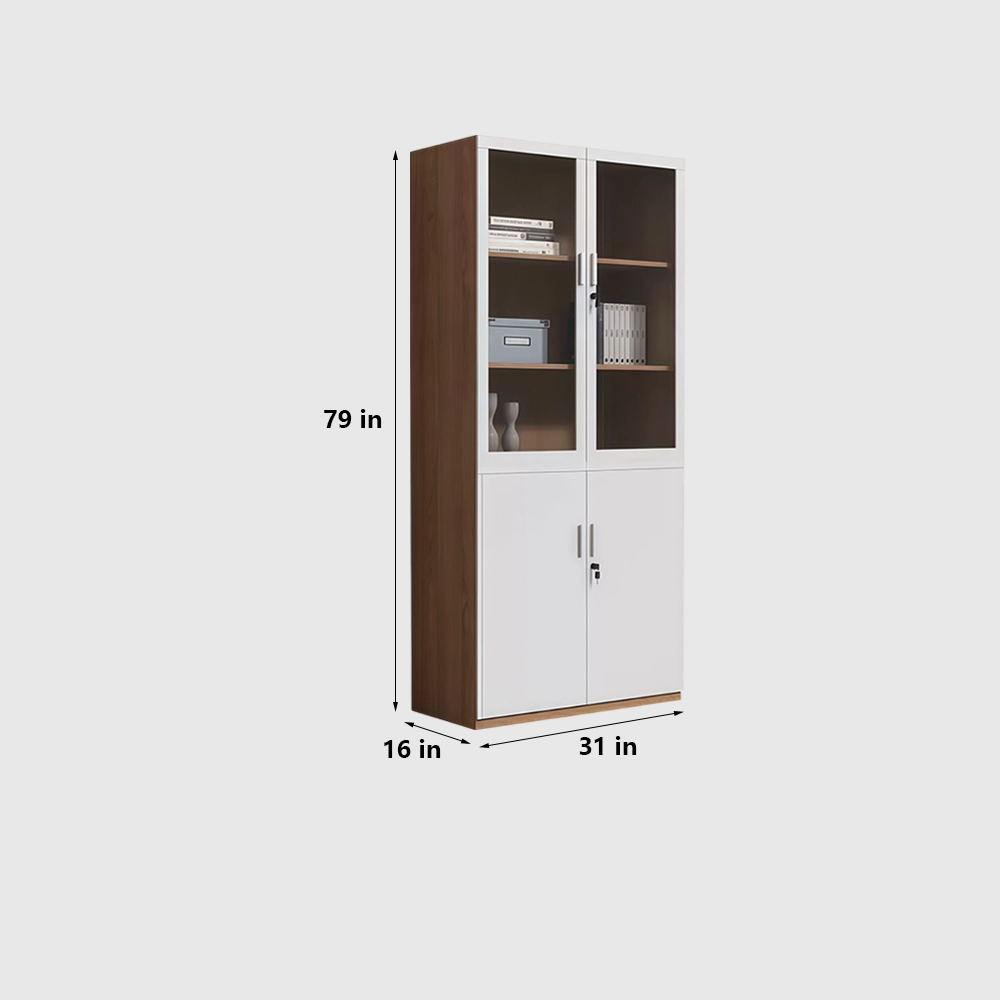 Office File Cabinet Wooden Low - High - image 11