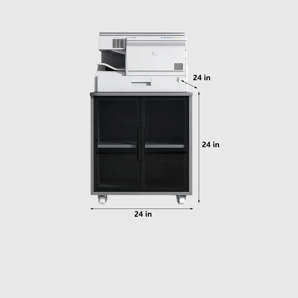 Mobile Filing Cabinet with Rounded Corners - image 10