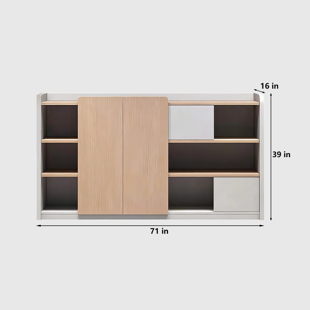 Stylish Office Sideboard Cabinet with Storage - image 12