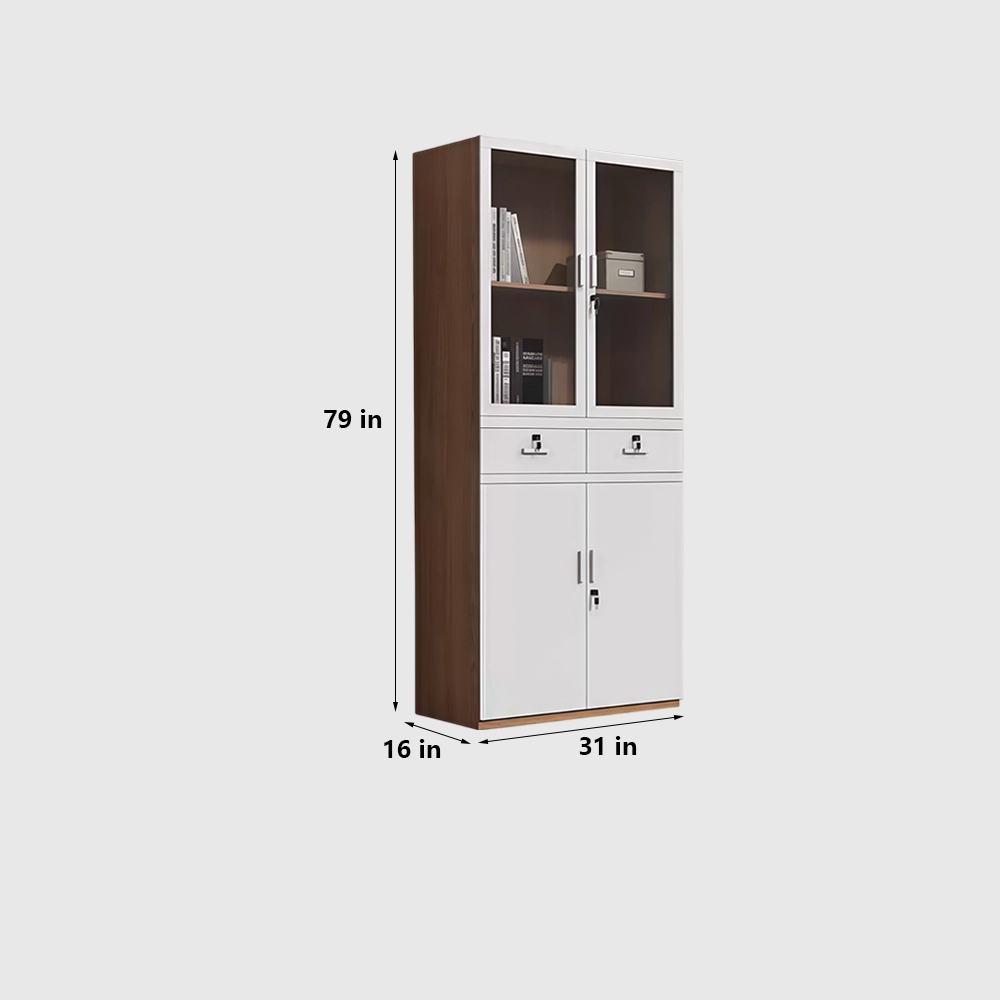 Office File Cabinet Wooden Low - High - image 12