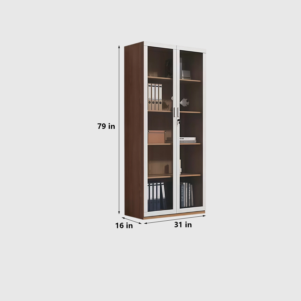 Office File Cabinet Wooden Low - High - image 13