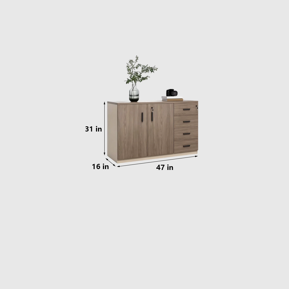 Low Office Cabinet for Files, Printer, and Storage - image 12