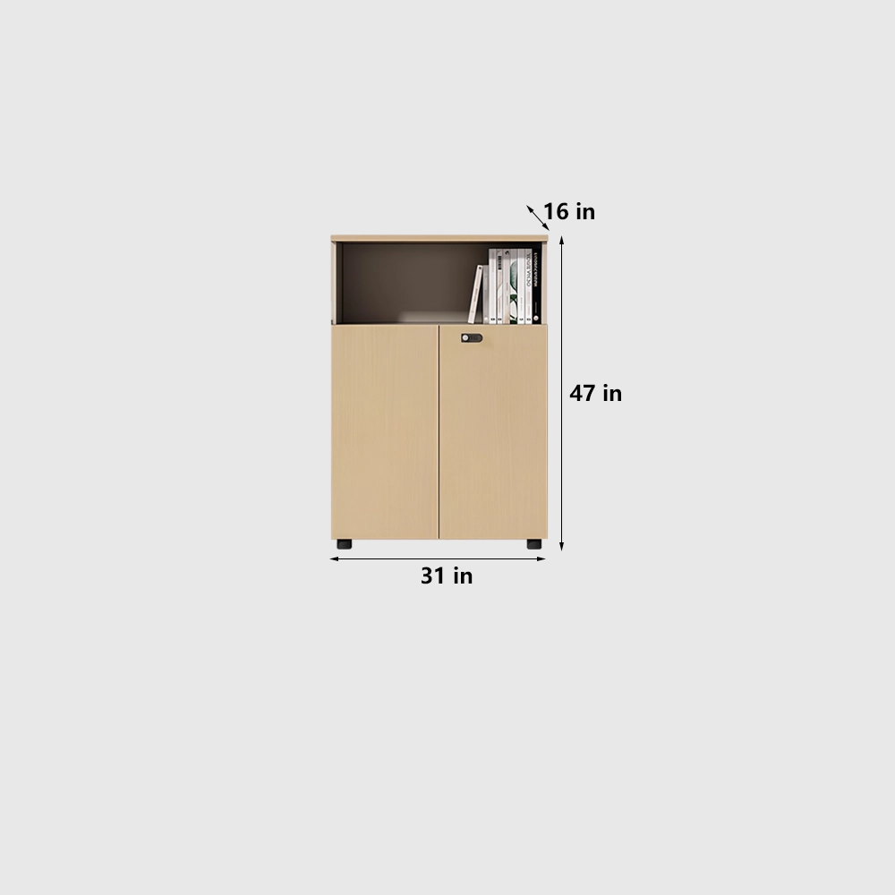 Wooden Filing Cabinet for Workspace Storage - image 12