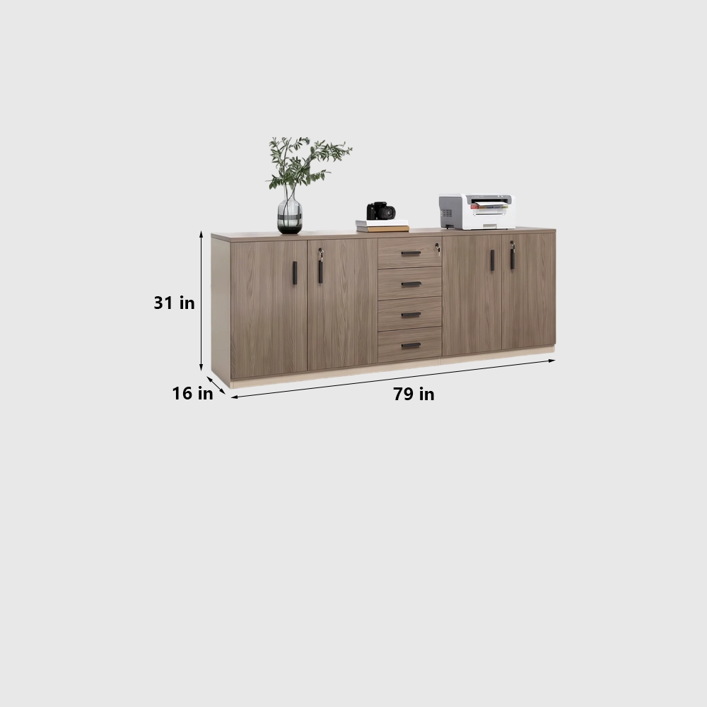 Low Office Cabinet for Files, Printer, and Storage - image 13
