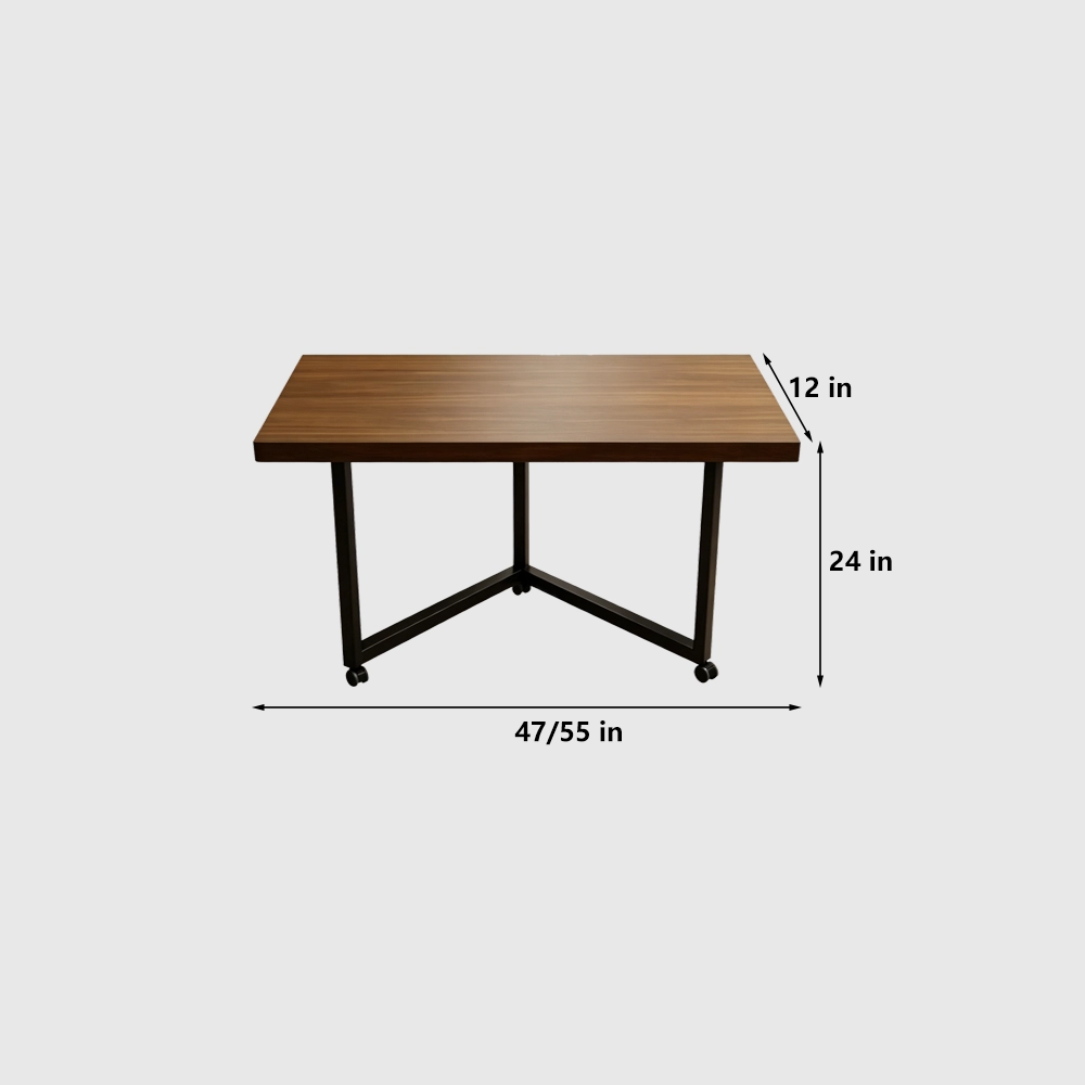 Solid Wood Movable Conference Table  Modular Splicing Meeting Desk - image 13