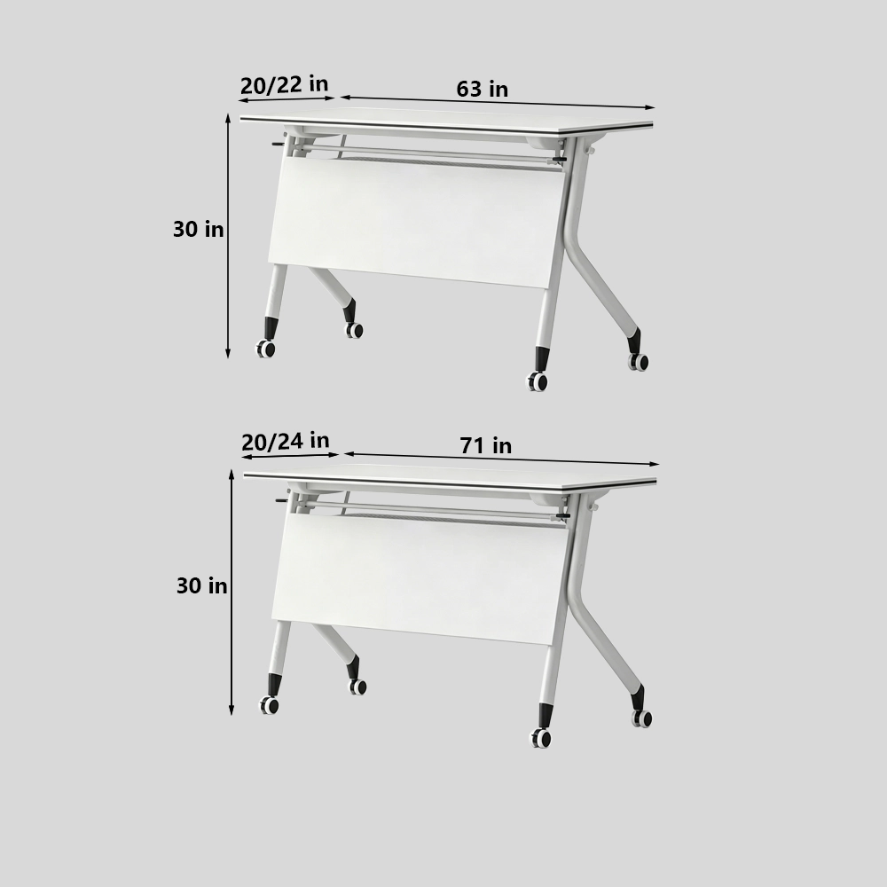 Mobile Folding Training Table – Multipurpose Office Desk and Conference Table - image 8