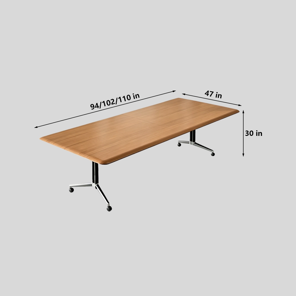 New Craft Folding Conference Table – Modular Mobile Combo Long Tables for Meetings - image 9