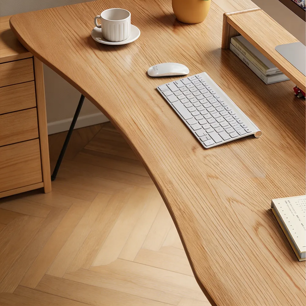 Solid Wood Electric Lift Desk - image 5