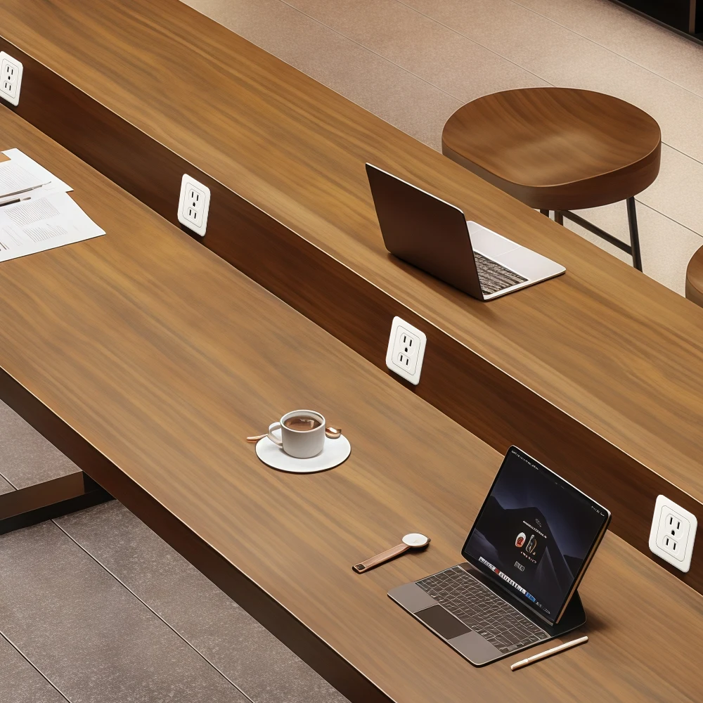 Smart Electric Sit Stand Table for Meetings – Programmable Height Control for Collaborative Work - image 4