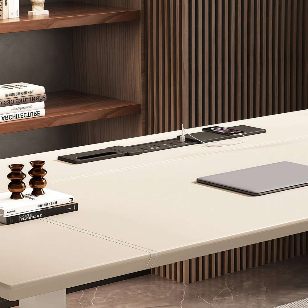Electric Sit Stand Conference Table — Height Adjustable Desk for Productive Meetings - image 5