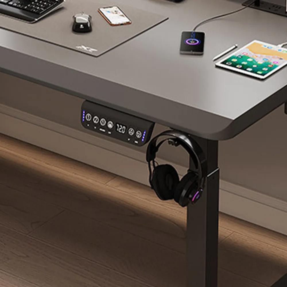 Long Electric Standing Desk — Adjustable Height Modern Office Workstation - image 5