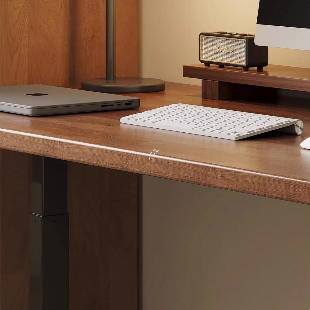 Premium Solid Wood Electric Standing Workstation - image 5