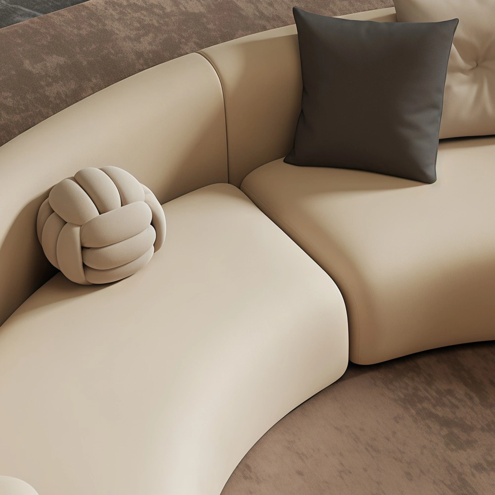Reception Seating with Curved Sofa – Welcoming & Space-Efficient Design - image 5