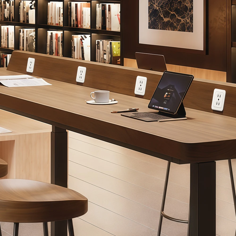 Smart Electric Sit Stand Table for Meetings – Programmable Height Control for Collaborative Work - image 5