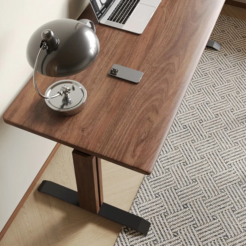 Modern Adjustable Height Standing Desk — Electric Sit-Stand Long Workbench for Office - image 5