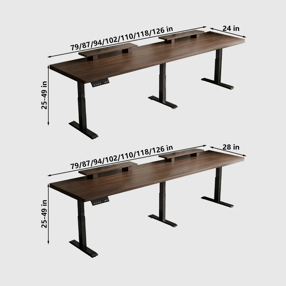 Dual Person Electric Height Adjustable Desk - image 7