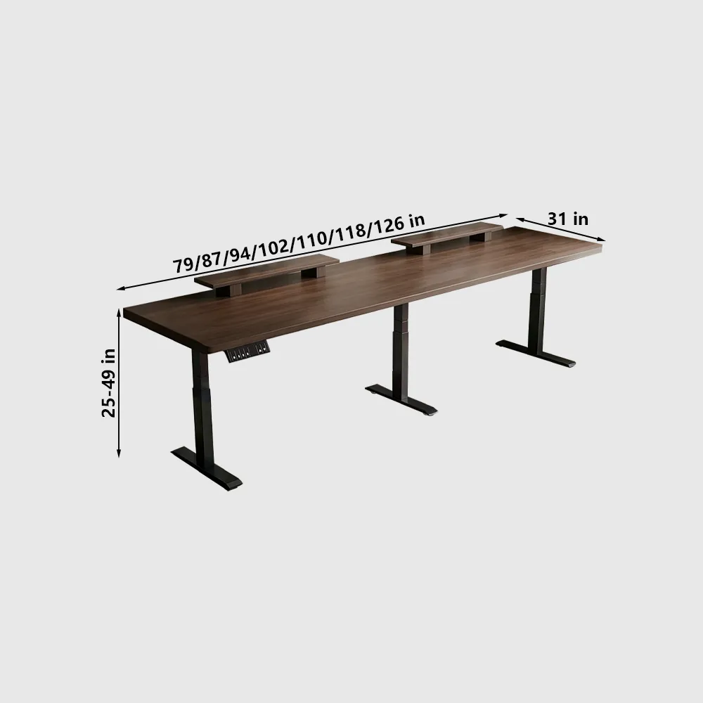 Dual Person Electric Height Adjustable Desk - image 8