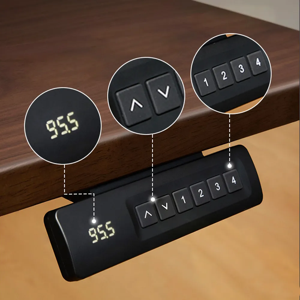 Height Adjustable Computer Desk for Office Home Use - image 5