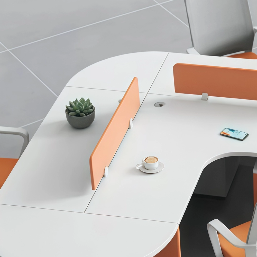 Irregular Shape Office Workstation for Staff - image 4
