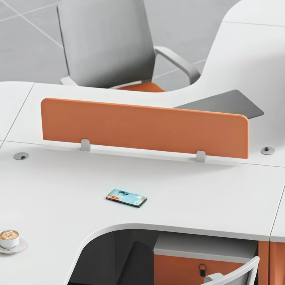Irregular Shape Office Workstation for Staff - image 5