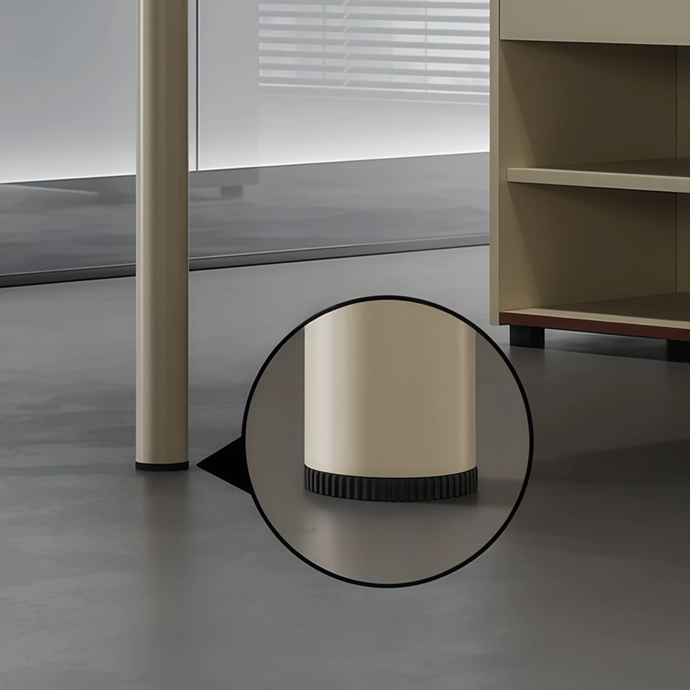Office Desk with Rotating Micro-Adjustment Feet - image 4