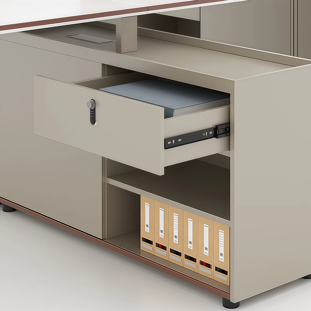 Office Desk with Rotating Micro-Adjustment Feet - image 6