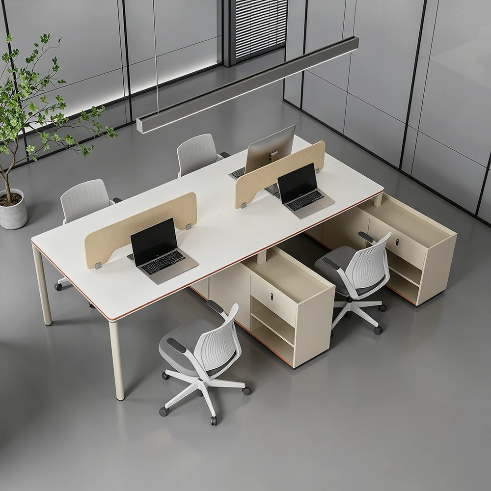 Office Desk with Rotating Micro-Adjustment Feet - image 3