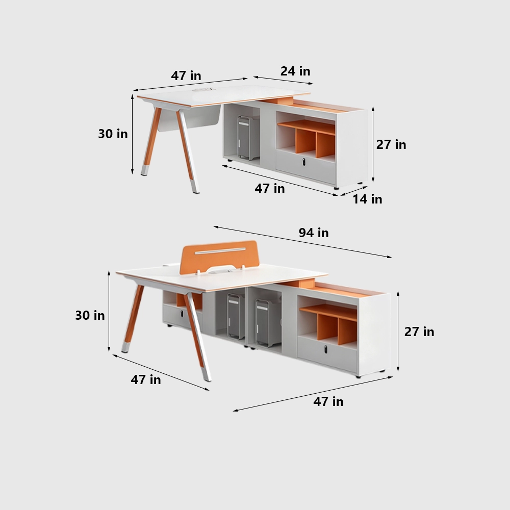 Office Desk with Secure Password Lock Drawer - image 6