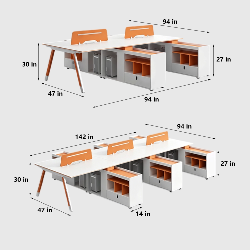 Office Desk with Secure Password Lock Drawer - image 7