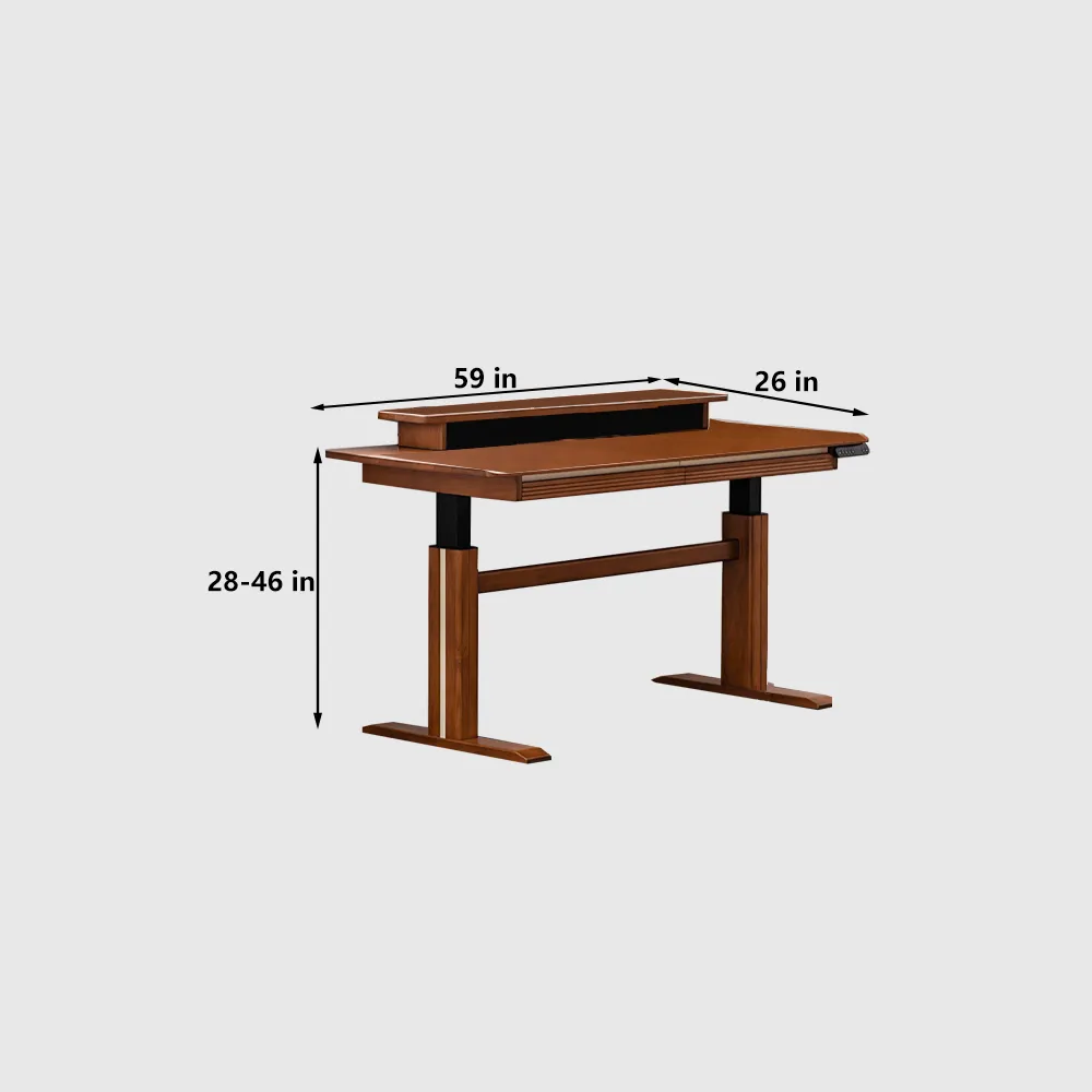 Rectangular Office Computer Desk for Ergonomic Workstation - image 6