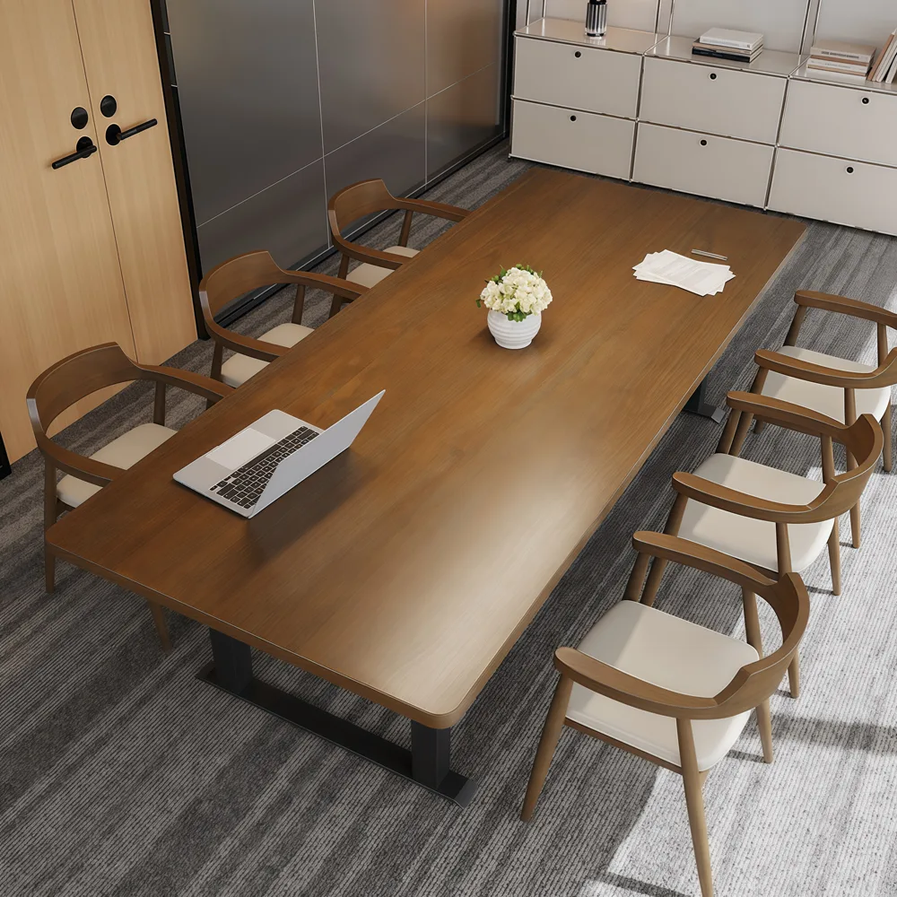 Height Adjustable Executive Meeting Desk — Electric Sit Stand Table for Healthy Collaboration - image 2