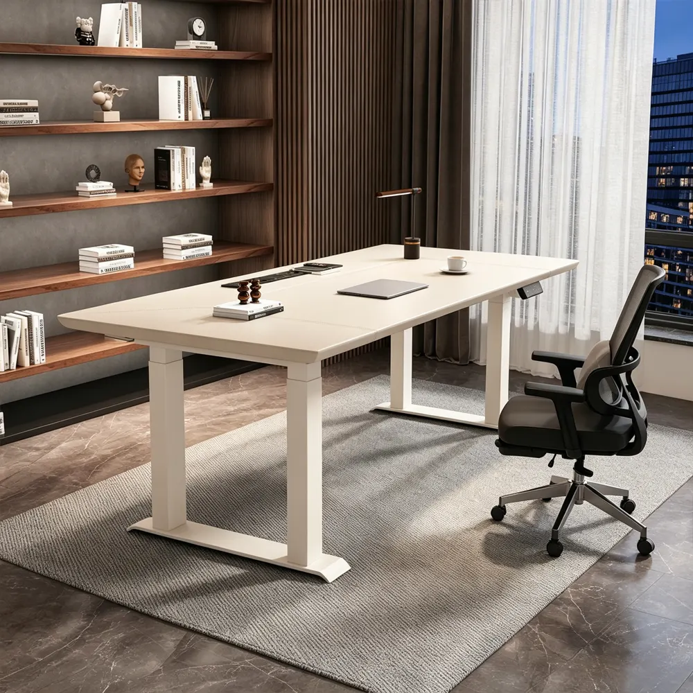 Electric Sit Stand Conference Table — Height Adjustable Desk for Productive Meetings - image 3