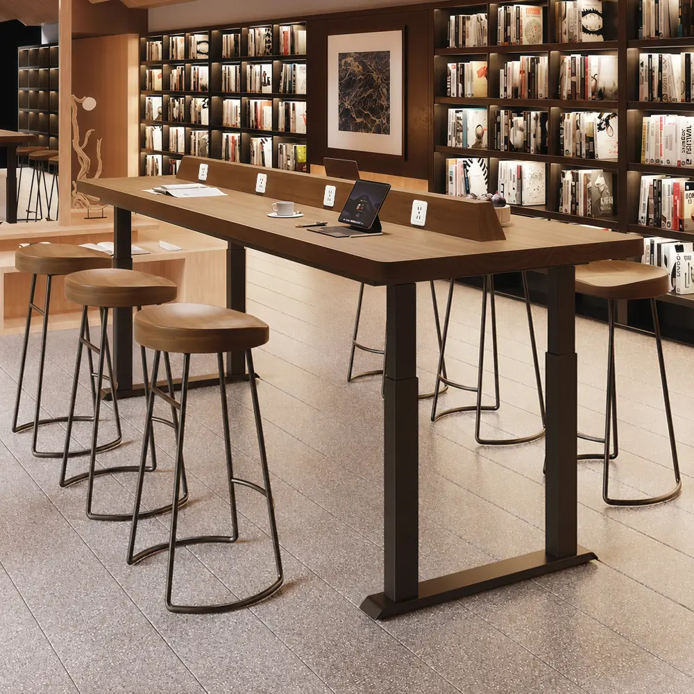 Smart Electric Sit Stand Table for Meetings – Programmable Height Control for Collaborative Work - image 2