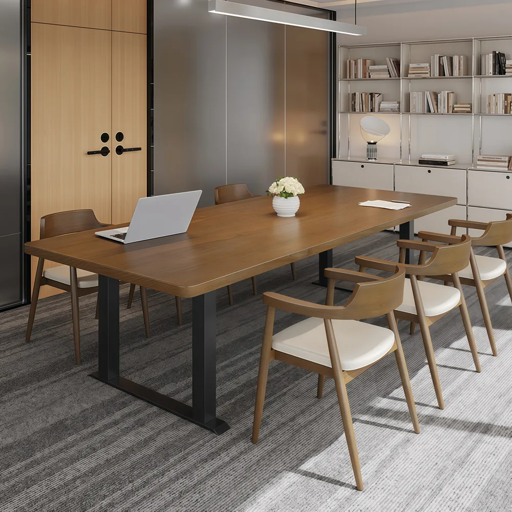 Height Adjustable Executive Meeting Desk — Electric Sit Stand Table for Healthy Collaboration - image 3