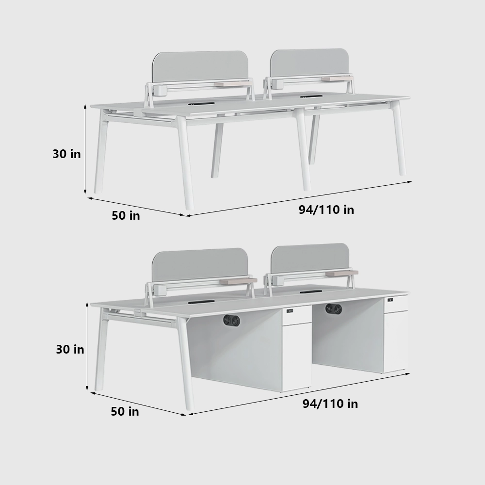 Simple & Modern Staff Desk for Office Furniture - image 8