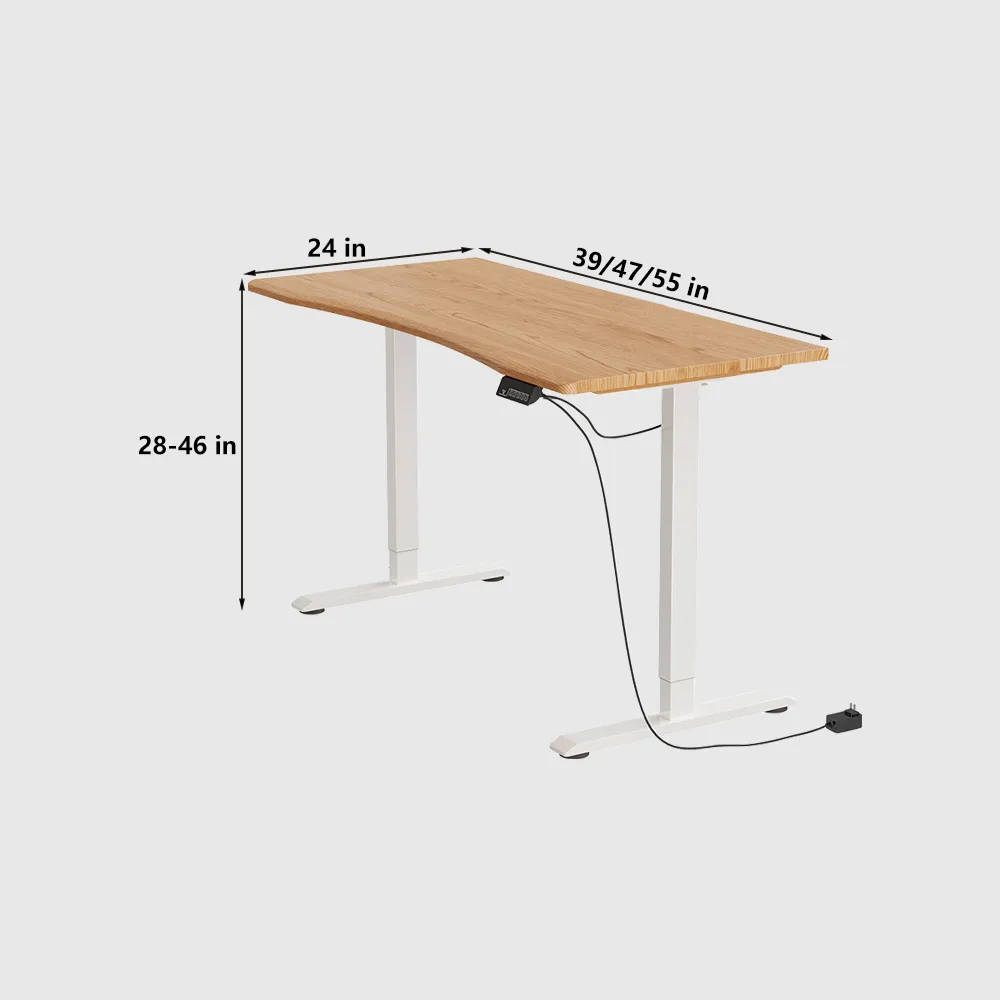 Solid Wood Electric Lift Desk - image 7